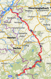 Karte Rurradweg | Seniorenbeirat Telekom